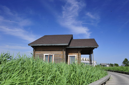 The villa on the greenのeditorial素材