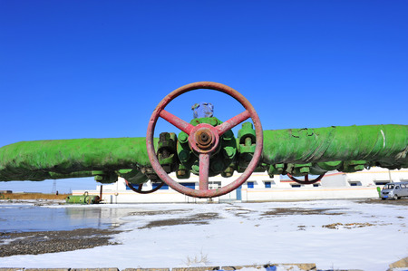 Valves and pipingの写真素材