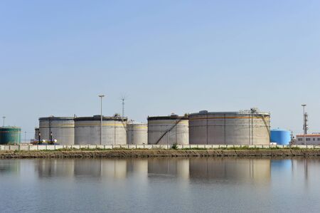 Oil and gas processing plantのeditorial素材