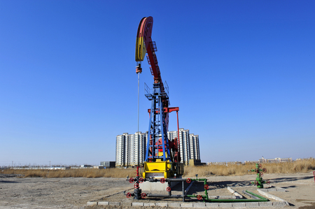 The oil rigのeditorial素材