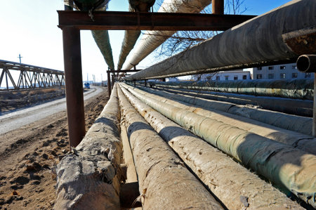The pipe and valve oil fields