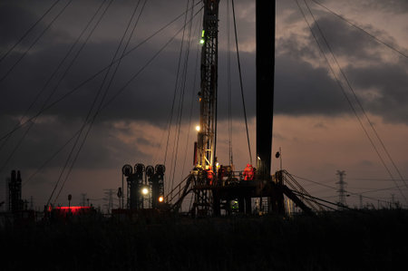 The oil pumpのeditorial素材