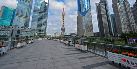 Shanghai world financial center skyscrapers in lujiazui group