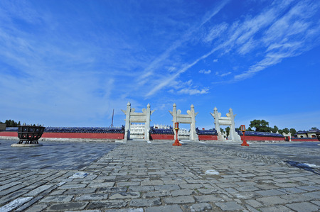 The temple of heaven parkのeditorial素材