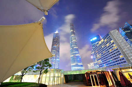 Shanghai world financial center skyscrapers