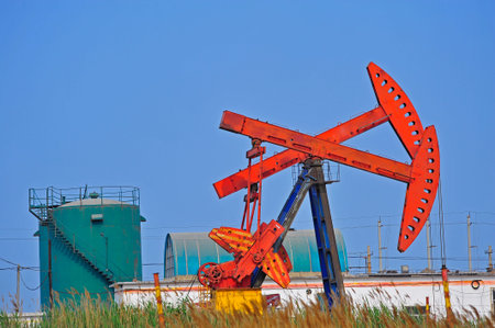 The oil pumpの写真素材