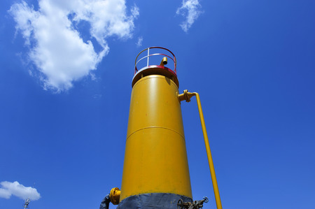 Petroleum reserve tankの写真素材