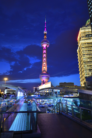 Shanghai Oriental Pearl Towerのeditorial素材