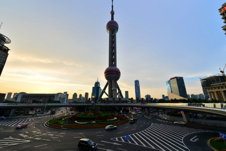 Shanghai world financial center skyscrapers