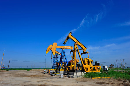 The oil pumpのeditorial素材