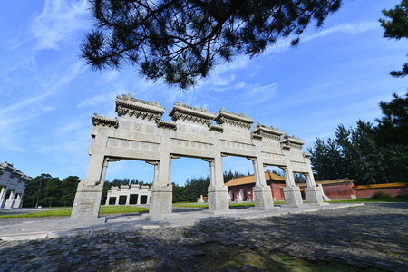 Ancient buildings in Chinaのeditorial素材