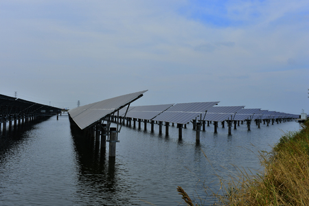 Solar power equipmentの写真素材