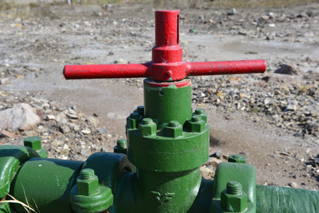The pipe and valve oil fields