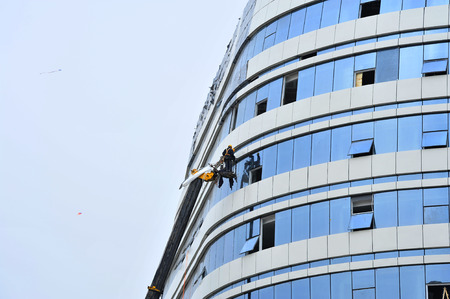 Construction workers are workingのeditorial素材