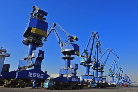 The port craneのeditorial素材