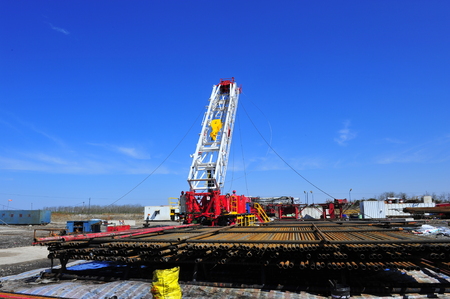 oil workers at workのeditorial素材
