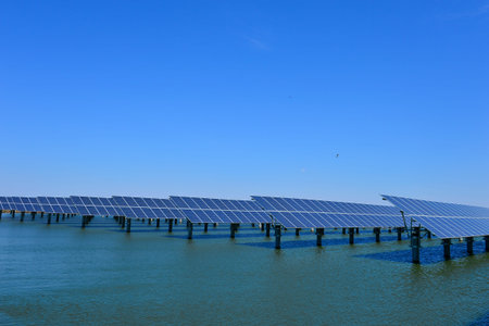 Solar panels green energy