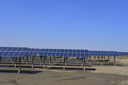 Solar panels green energy