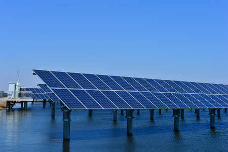 Solar panels green energy