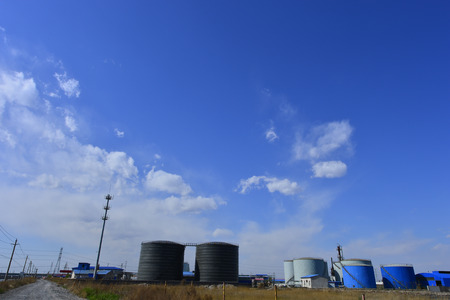 The oil tankのeditorial素材