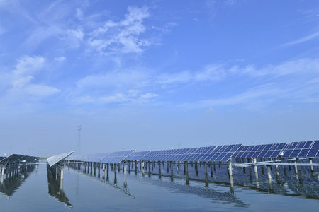 Solar panels green energy
