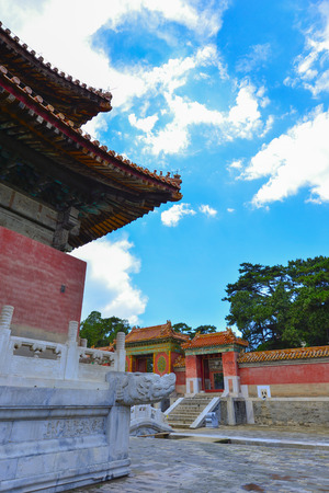 The ancient Chinese buildingsのeditorial素材