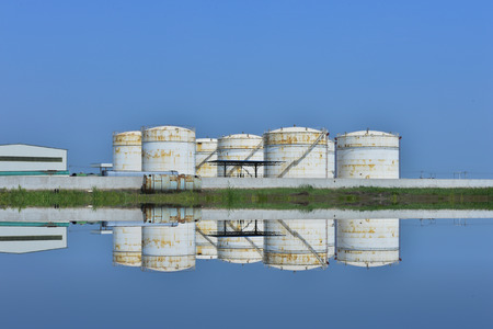 The oil tankのeditorial素材