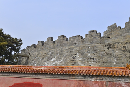 The ancient Chinese buildingsのeditorial素材