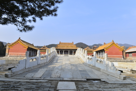 The ancient Chinese buildingsのeditorial素材