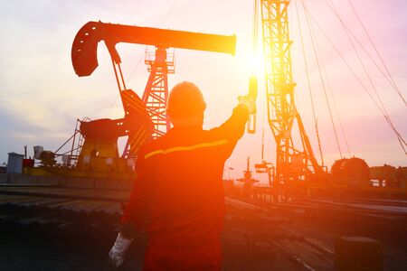 The oil workers in the jobの写真素材