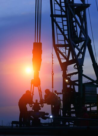 The oil workers in the jobの写真素材