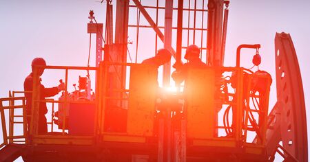 The oil workers in the jobの写真素材