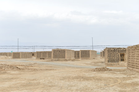 Grape drying room for dryingの写真素材