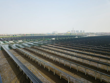 Solar panels, industrial equipment