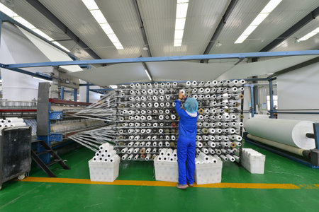 Modern packaging production line workshop equipment factory