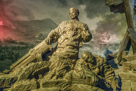 Sculpture in Sino-Japanese War Museumのeditorial素材