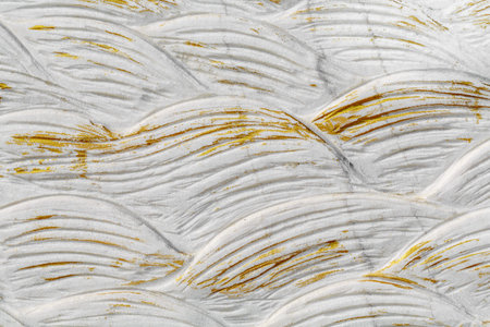 White marble stone carving texture