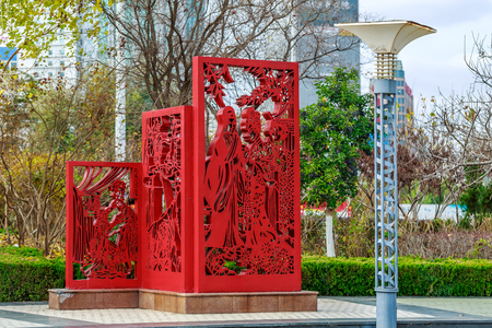 Street sculptureの写真素材