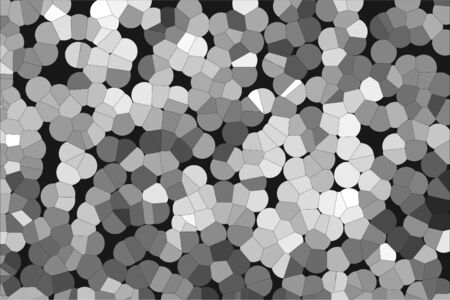 A Beautiful vector illustration of a horizontal mosaic abstract texture gray color on a white backgroundのイラスト素材