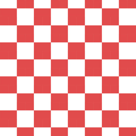 Red Vector seamless pattern of colored abstract geometric shapes and gridのイラスト素材