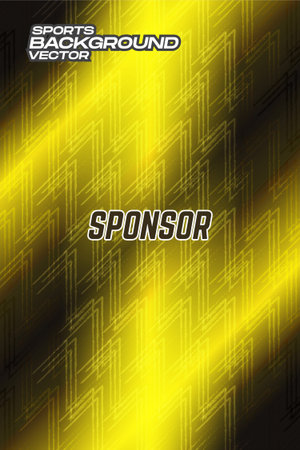 Vector Background Black Yellow for Sport Jersey Sublimation Pattern Textureのイラスト素材