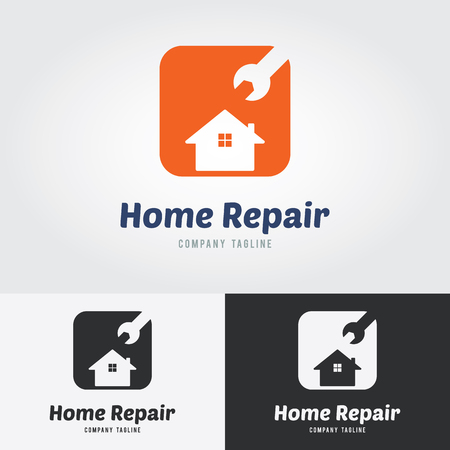 Home Repair Logo.のイラスト素材
