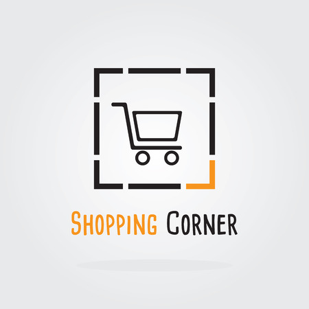 Shopping Cart icon. Vector illustration for online shopping  E-commerce.のイラスト素材