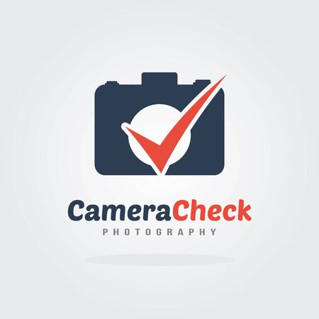 Camera Check concept. Camera Check  Template. Camera Check Vector Design. Camera Check icon. Camera Check illustrator.のイラスト素材