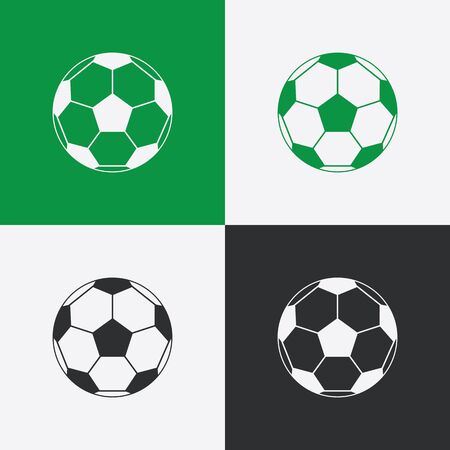 Football soccer ball iconのイラスト素材