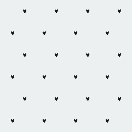 Happy Valentines Day hand-drawn design template.のイラスト素材