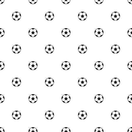 Soccer ball pattern. Seamless pattern soccer/ Football balls icon vector illustration background.のイラスト素材