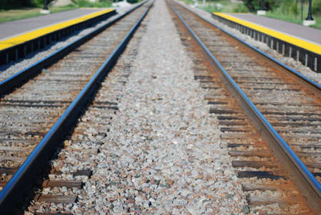 Railroad Tracksの写真素材