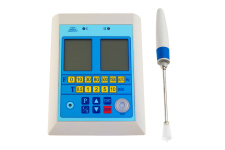Isolated universal laser medical therapeutic device with a nozzleの写真素材