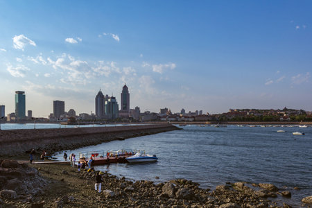 Qingdao scenic spotの写真素材